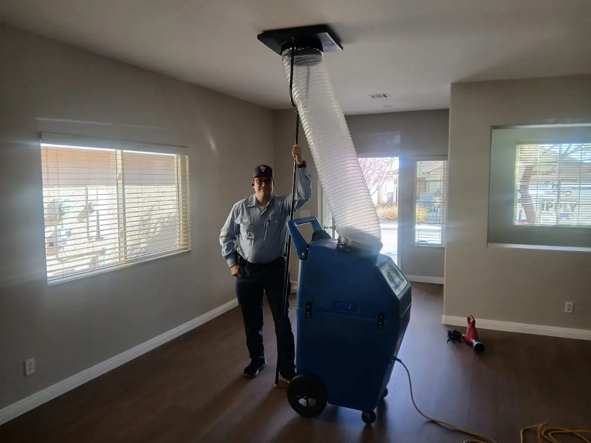 Professional Dryer Vent Cleaning work inside a Lakewood Ranch home
